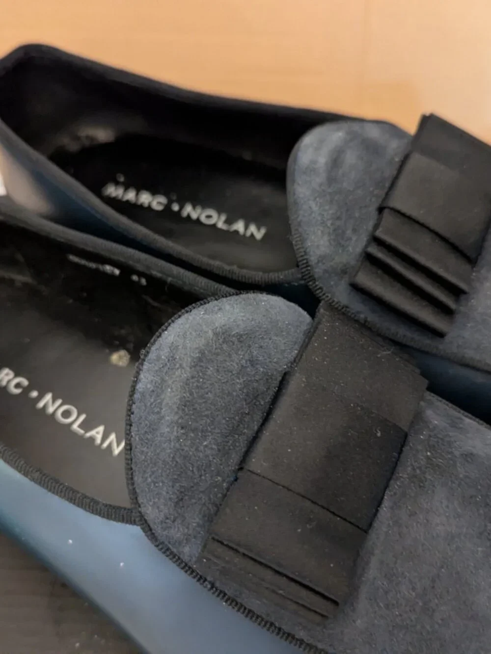 MARC NOLAN Men's Dress Shoes Navy Blue Size 9.5